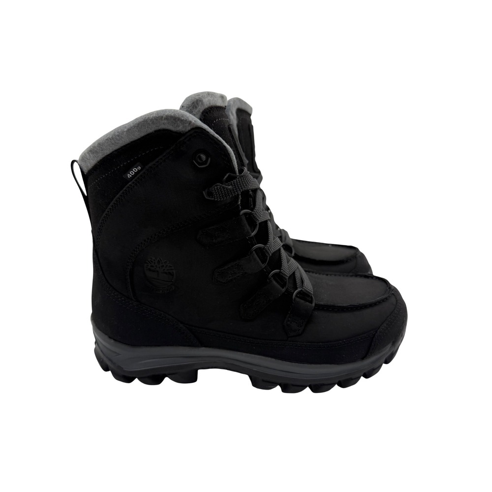 Timberland Rime Ridge Winter Boots Mens 7.5 Black Excellent Waterproof Insulated